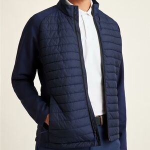 Bonobos Men's Dark Blue Puffer Jacket